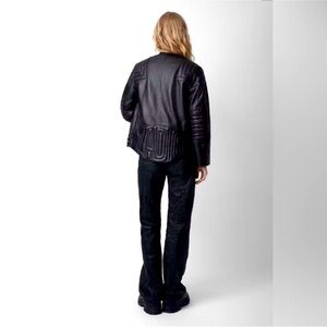 Zadig & Voltaire Liliam leather jacket size XS